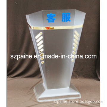 Acrylic Hotel Reception Service Desk